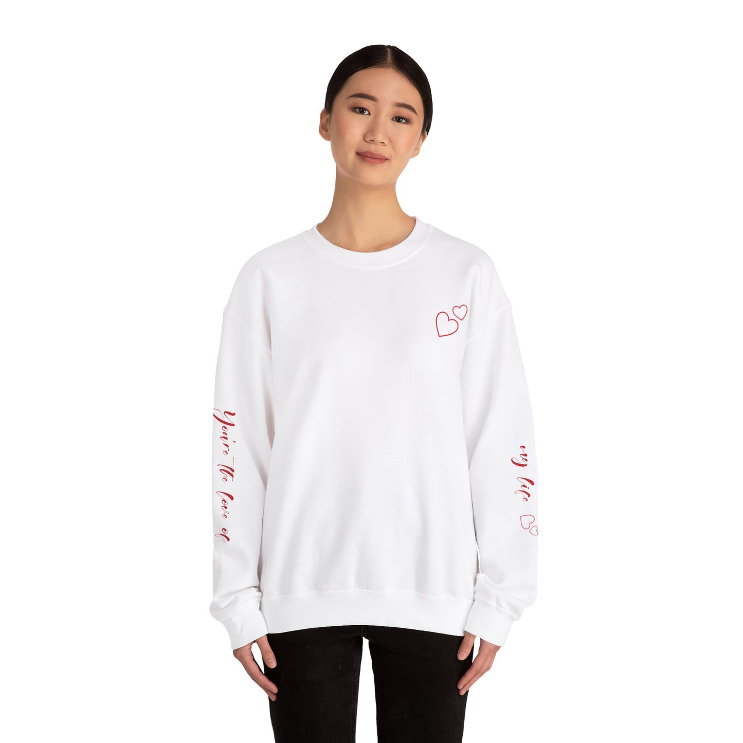 Unisex Heavy Blend™ Crewneck Sweatshirt Sudaderas unisex para el día de San Valentín, sudaderas unisex